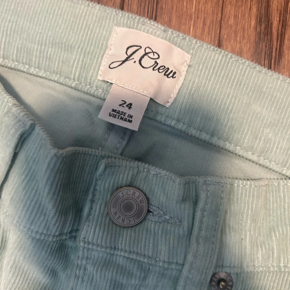 J. Crew Vintage Slim Straight Corduroy Mint Pants - Picture 4 of 4